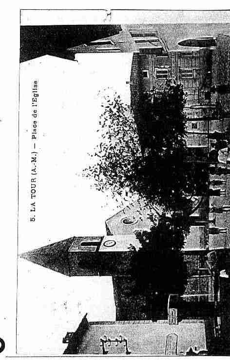 Ville de TOUR(LA) Carte postale ancienne