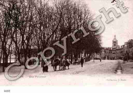 Ville de TOURNONSURRHONE Carte postale ancienne