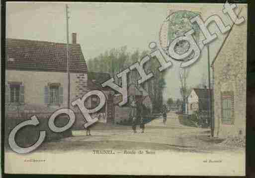 Ville de TRAINEL Carte postale ancienne