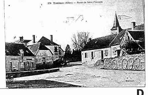 Ville de TREBAN Carte postale ancienne