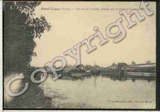 Ville de TUGNYETPONT Carte postale ancienne