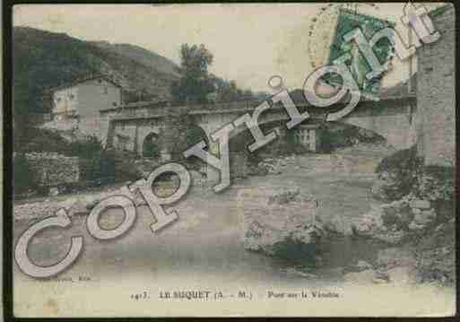 Ville de UTELLE Carte postale ancienne