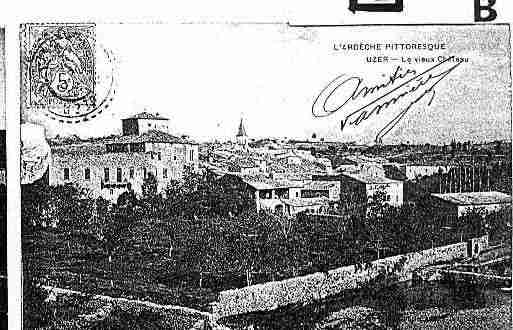 Ville de UZER Carte postale ancienne