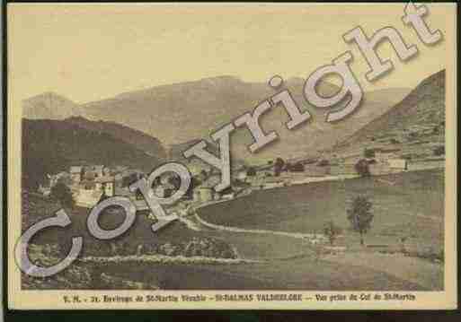 Ville de VALDEBLORE Carte postale ancienne Ville de VALDEBLORE Carte postale ancienne