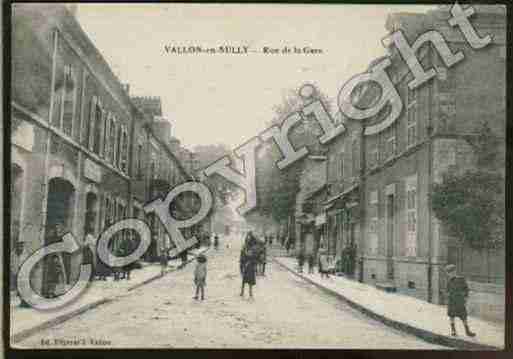 Ville de VALLONENSULLY Carte postale ancienne