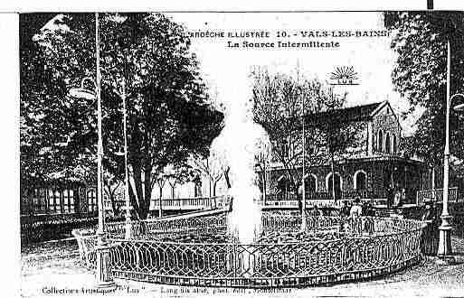 Ville de VALSLESBAINS Carte postale ancienne