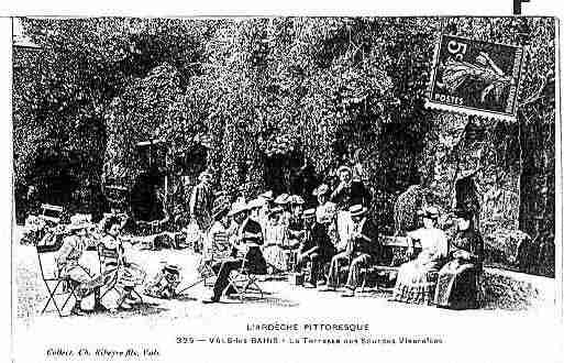 Ville de VALSLESBAINS Carte postale ancienne