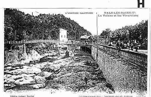 Ville de VALSLESBAINS Carte postale ancienne