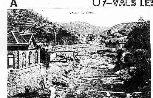 Ville de VALSLESBAINS Carte postale ancienne