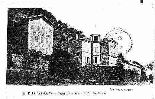 Ville de VALSLESBAINS Carte postale ancienne