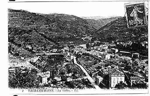 Ville de VALSLESBAINS Carte postale ancienne