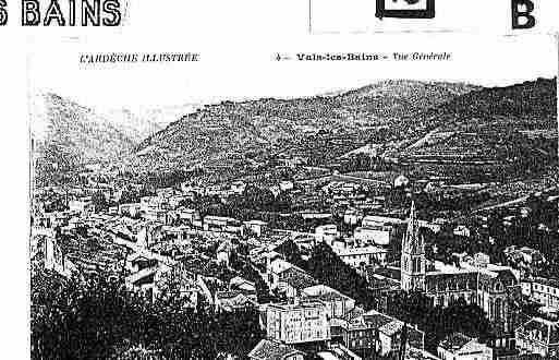 Ville de VALSLESBAINS Carte postale ancienne