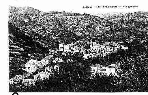 Ville de VALSLESBAINS Carte postale ancienne