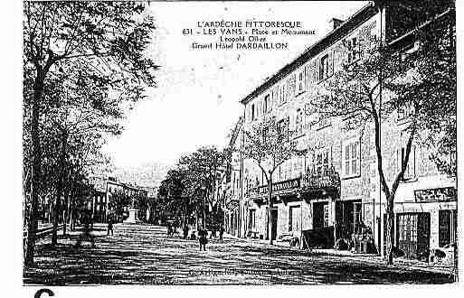 Ville de VANS(LES) Carte postale ancienne