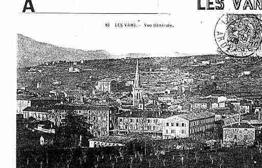 Ville de VANS(LES) Carte postale ancienne Ville de VANS(LES) Carte postale ancienne