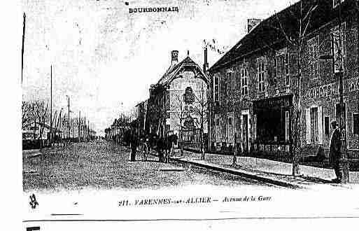 Ville de VARENNESSURALLIER Carte postale ancienne
