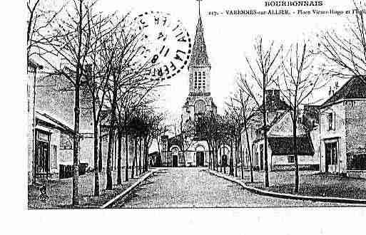 Ville de VARENNESSURALLIER Carte postale ancienne