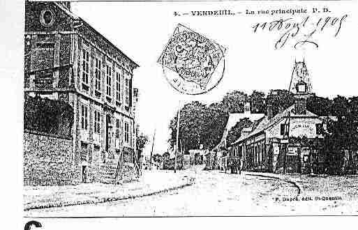 Ville de VENDEUIL Carte postale ancienne