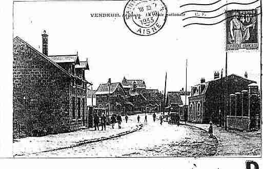 Ville de VENDEUIL Carte postale ancienne
