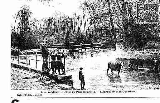 Ville de VENDEUIL Carte postale ancienne