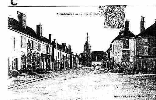 Ville de VENDEUVRESURBARSE Carte postale ancienne