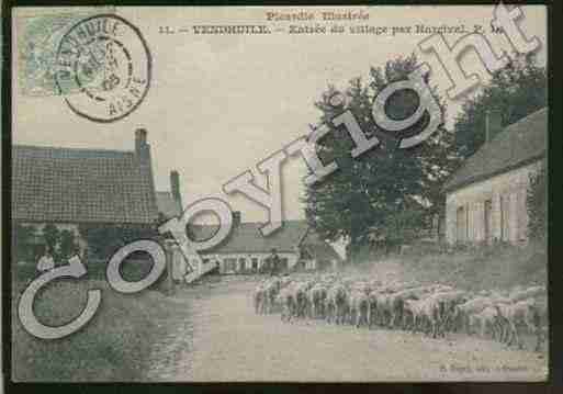 Ville de VENDHUILE Carte postale ancienne