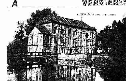 Ville de VERRIERES Carte postale ancienne