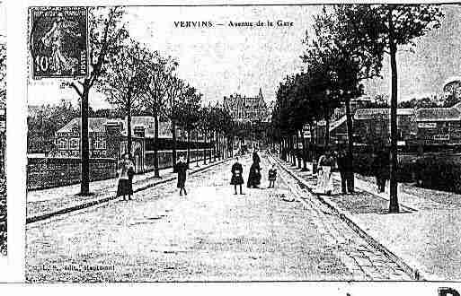 Ville de VERVINS Carte postale ancienne