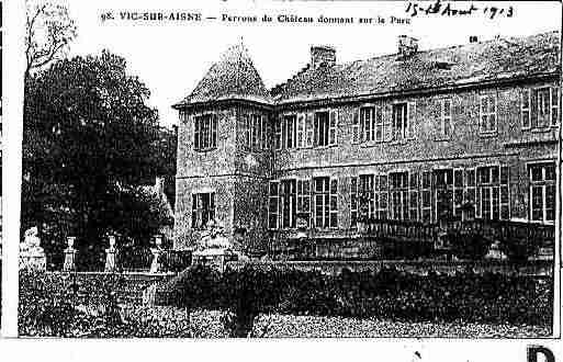 Ville de VICSURAISNE Carte postale ancienne