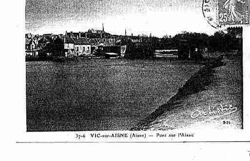 Ville de VICSURAISNE Carte postale ancienne