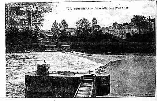 Ville de VICSURAISNE Carte postale ancienne