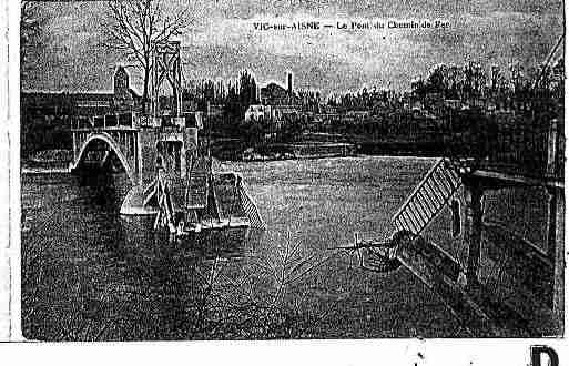 Ville de VICSURAISNE Carte postale ancienne