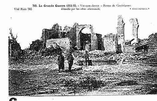 Ville de VICSURAISNE Carte postale ancienne