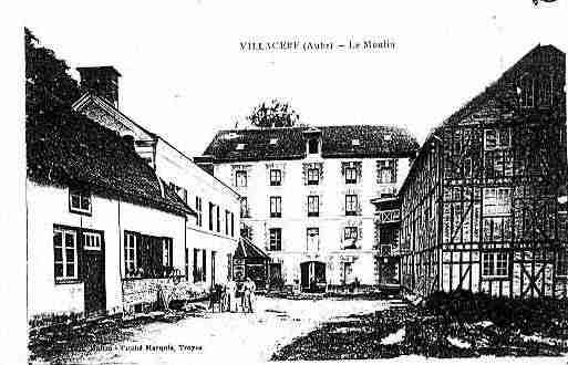 Ville de VILLACERF Carte postale ancienne