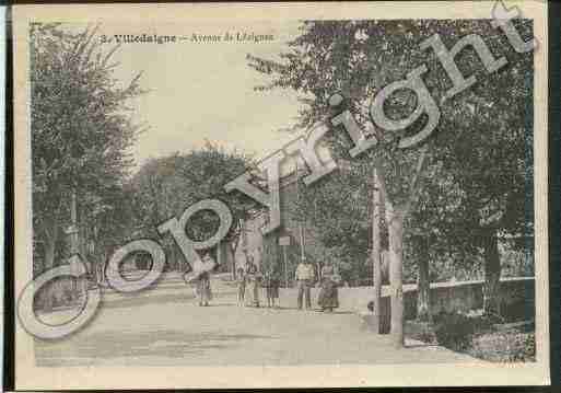 Ville de VILLEDAIGNE Carte postale ancienne