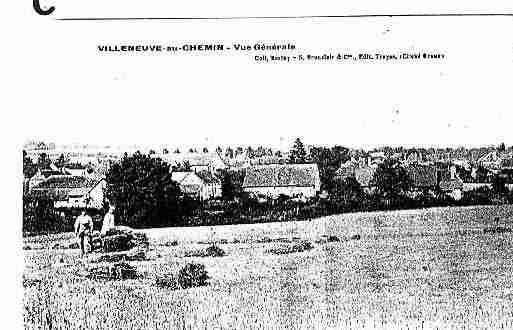 Ville de VILLENEUVEAUCHEMIN Carte postale ancienne