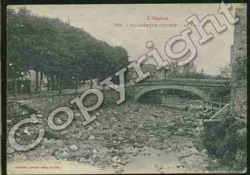 Ville de VILLENEUVED\'OLMES Carte postale ancienne