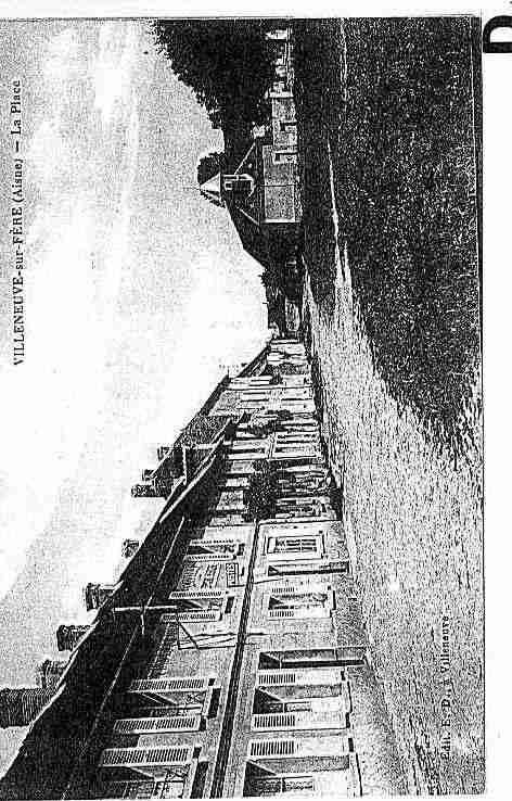 Ville de VILLENEUVESURFERE Carte postale ancienne Ville de VILLENEUVESURFERE Carte postale ancienne