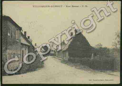 Ville de VILLEQUIERAUMONT Carte postale ancienne