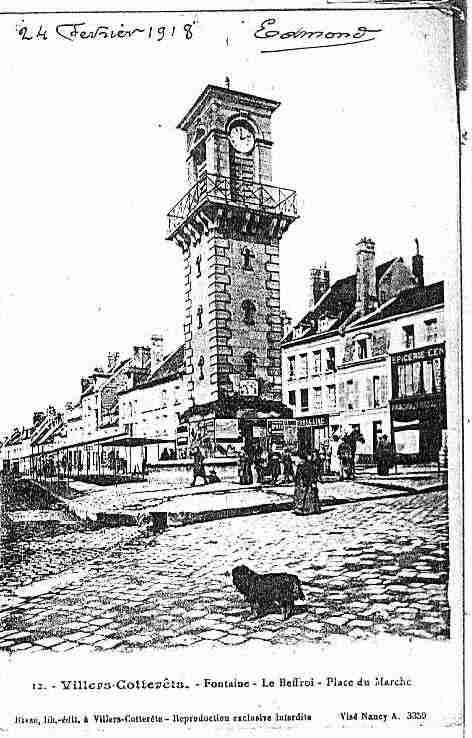 Ville de VILLERSCOTTERETS Carte postale ancienne Ville de VILLERSCOTTERETS Carte postale ancienne