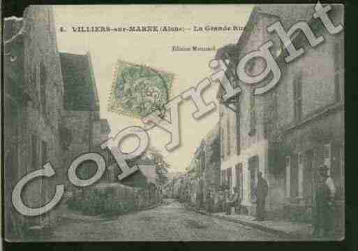 Ville de VILLIERSSAINTDENIS Carte postale ancienne