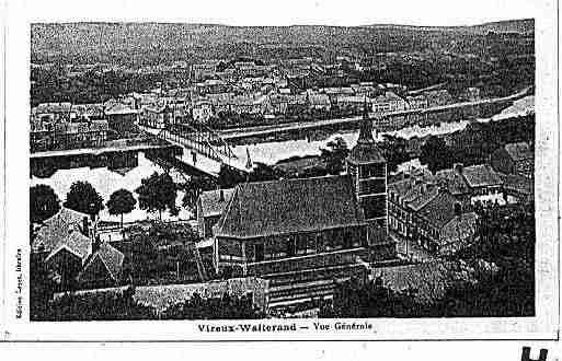 Ville de VIREUXWALLERAND Carte postale ancienne