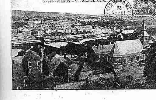 Ville de VIREUXWALLERAND Carte postale ancienne