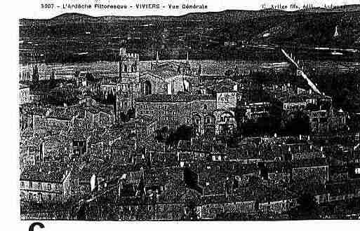 Ville de VIVIERS Carte postale ancienne