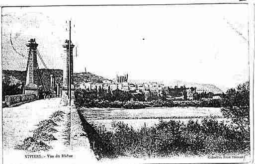 Ville de VIVIERS Carte postale ancienne
