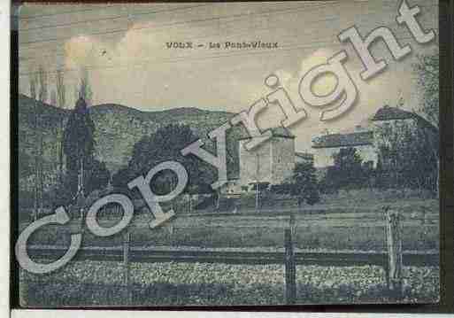 Ville de VOLX Carte postale ancienne