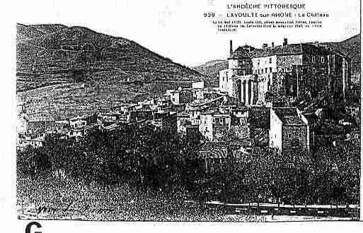 Ville de VOULTESURRHONE(LA) Carte postale ancienne