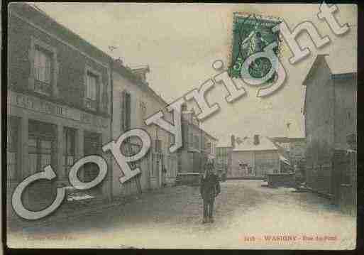 Ville de WASIGNY Carte postale ancienne