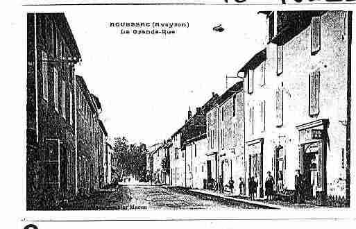 Ville de AGUESSAC Carte postale ancienne