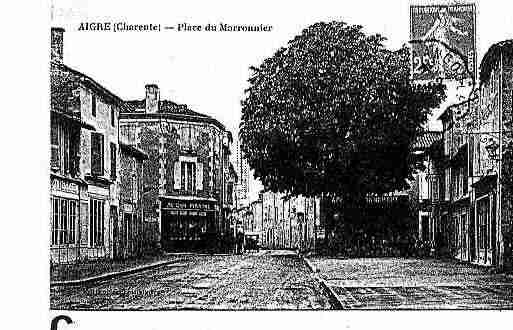 Ville de AIGRE Carte postale ancienne